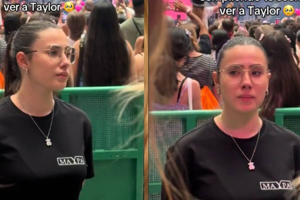 Guardia de seguridad se conmueve hasta las lágrimas por ver a Taylor Swift y se vuelve viral