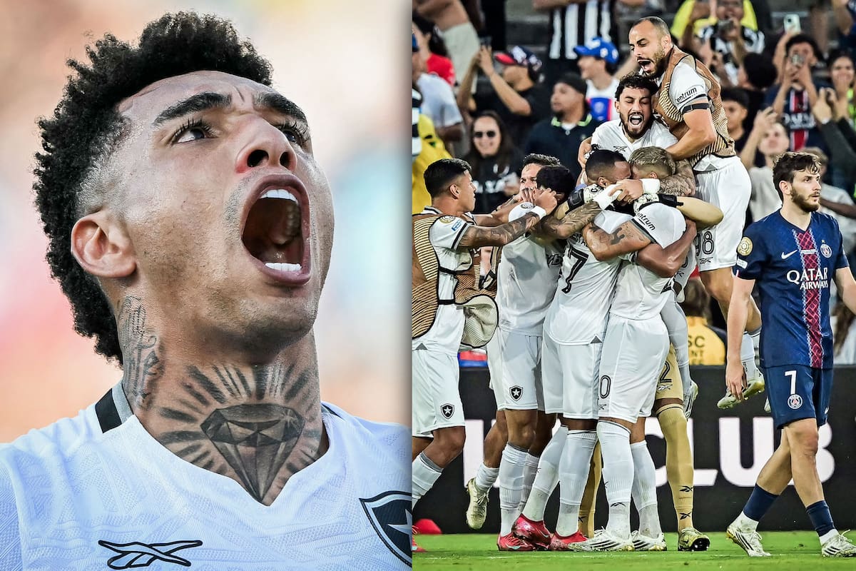 ¡Batacazo histórico! El Botafogo le gana al PSG y pone como líder en el Mundial de Clubes