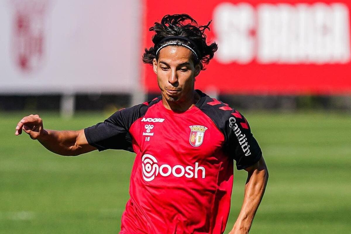 Diego Laínez se estrena y anota su primer gol como futbolista de SC Braga (VIDEO)