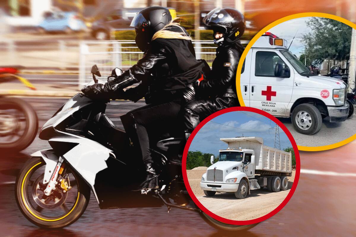 Manejaban en moto solos: Niño de 13 años muere en colisión con camión materialista en Coahuila