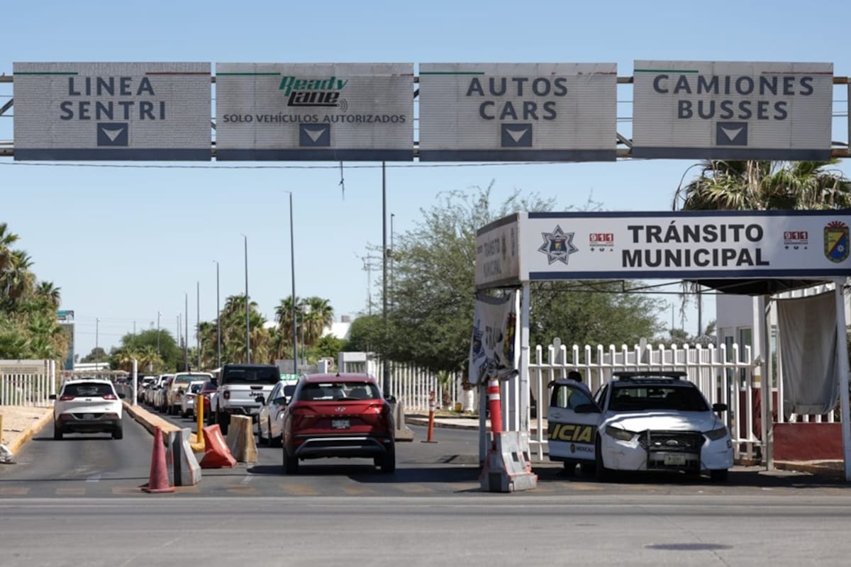 Reportan tiempos de espera de hasta una hora para cruzar a Calexico