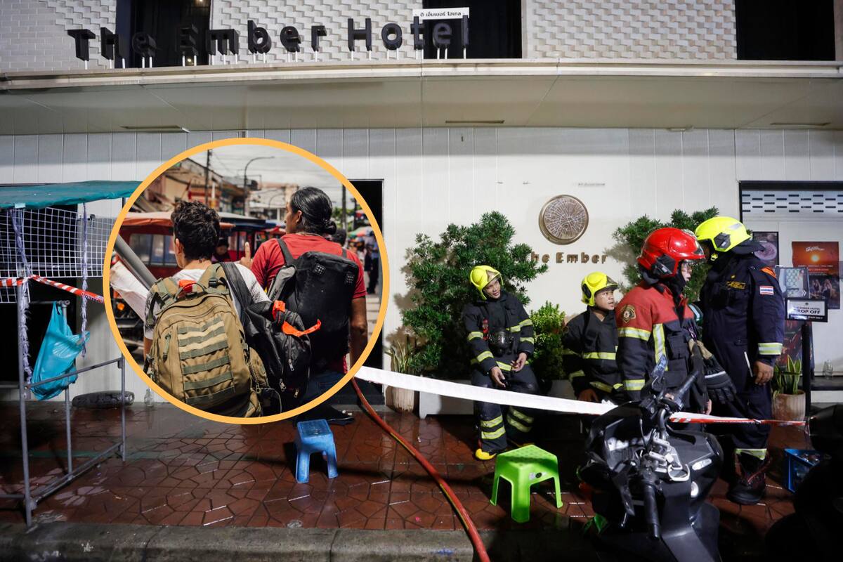 Incendio en hotel de Bangkok deja tres turistas muertos y varios heridos