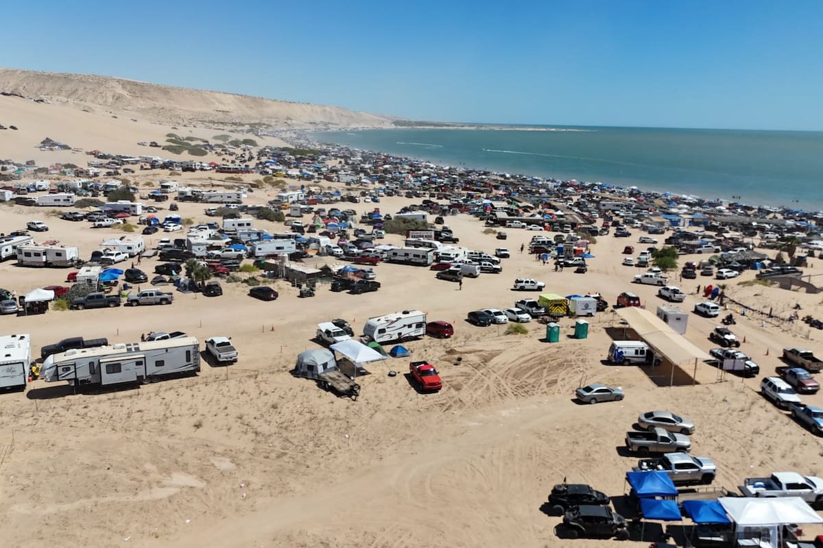 Más de 35 mil personas y 12 mil vehículos saturan playas del Golfo de Santa Clara en Semana Santa, sin incidentes graves reportados por Protección Civil