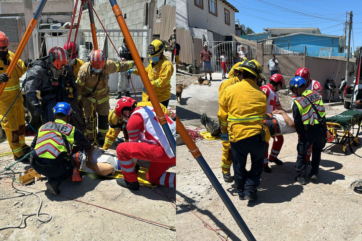 Viaducto Elevado Tijuana: Cae hombre en alcantarilla en colonia Libertad
