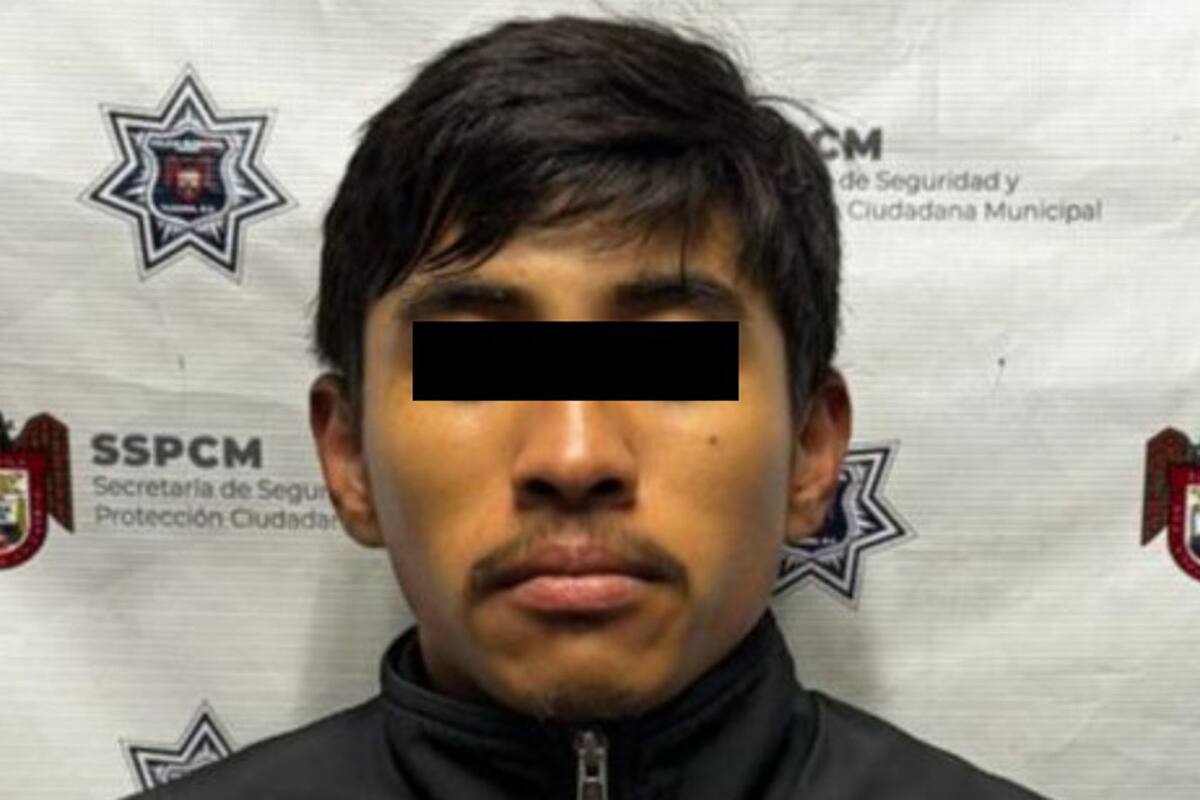 Capturan a sujeto tras cometer robo con violencia