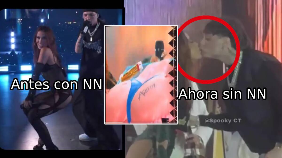 Peso Pluma cambió su trato con Annita tras cortar con Nicki Nicole; le da beso y pastel con forma de su trasero por su cumpleaños.