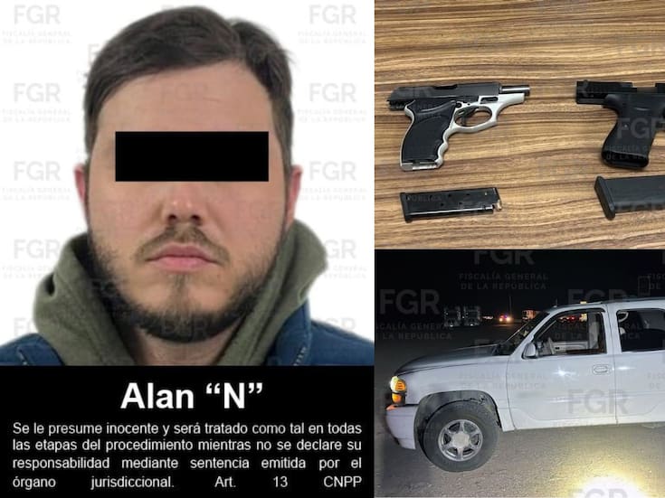 Vinculan a proceso en Sonora a Alan “N” por trasladar armas de uso exclusivo del Ejército cerca de la frontera