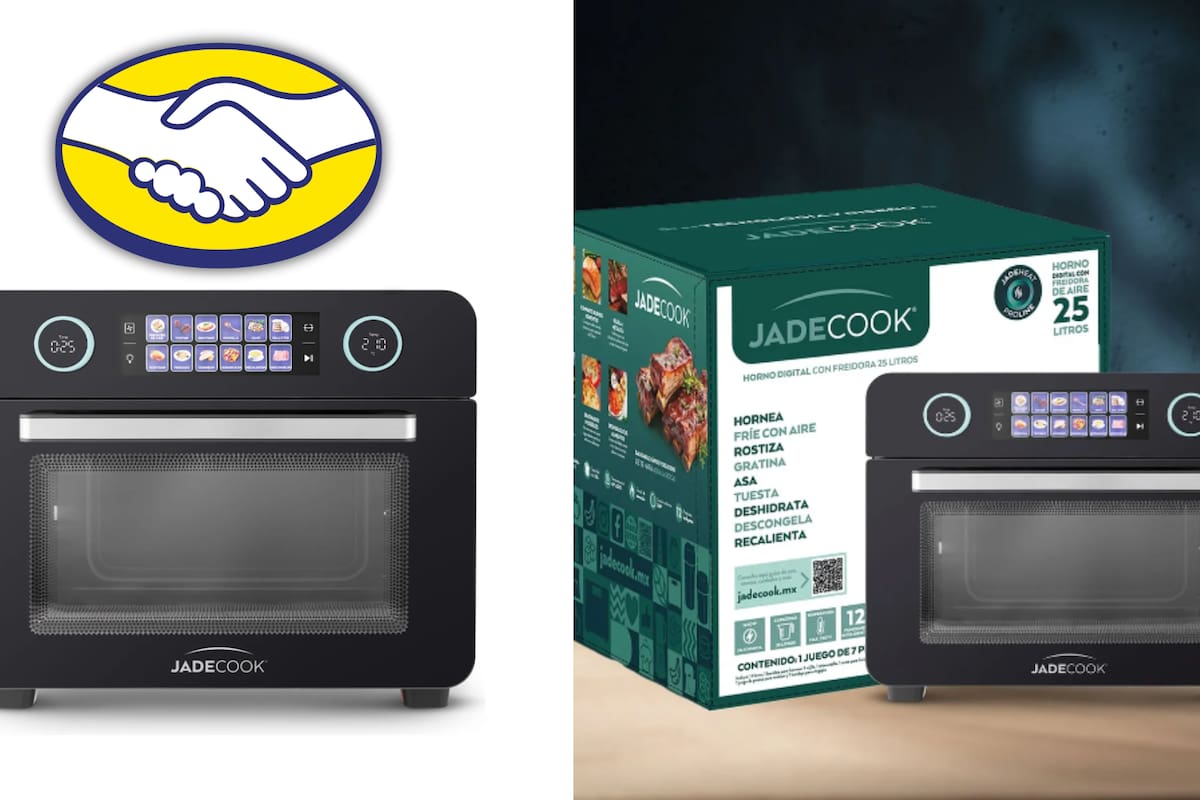 Oferta en Mercado Libre: Horno Eléctrico Jade Cook Digital con Freidora de Aire co un 57% de descuento