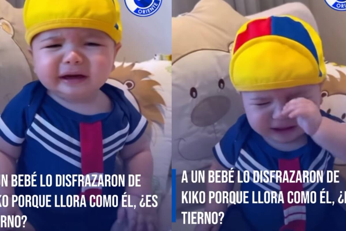“¡Es Kiko!”: Bebé disfrazado del personaje de El Chavo del 8 causa ternura al llorar igual que él