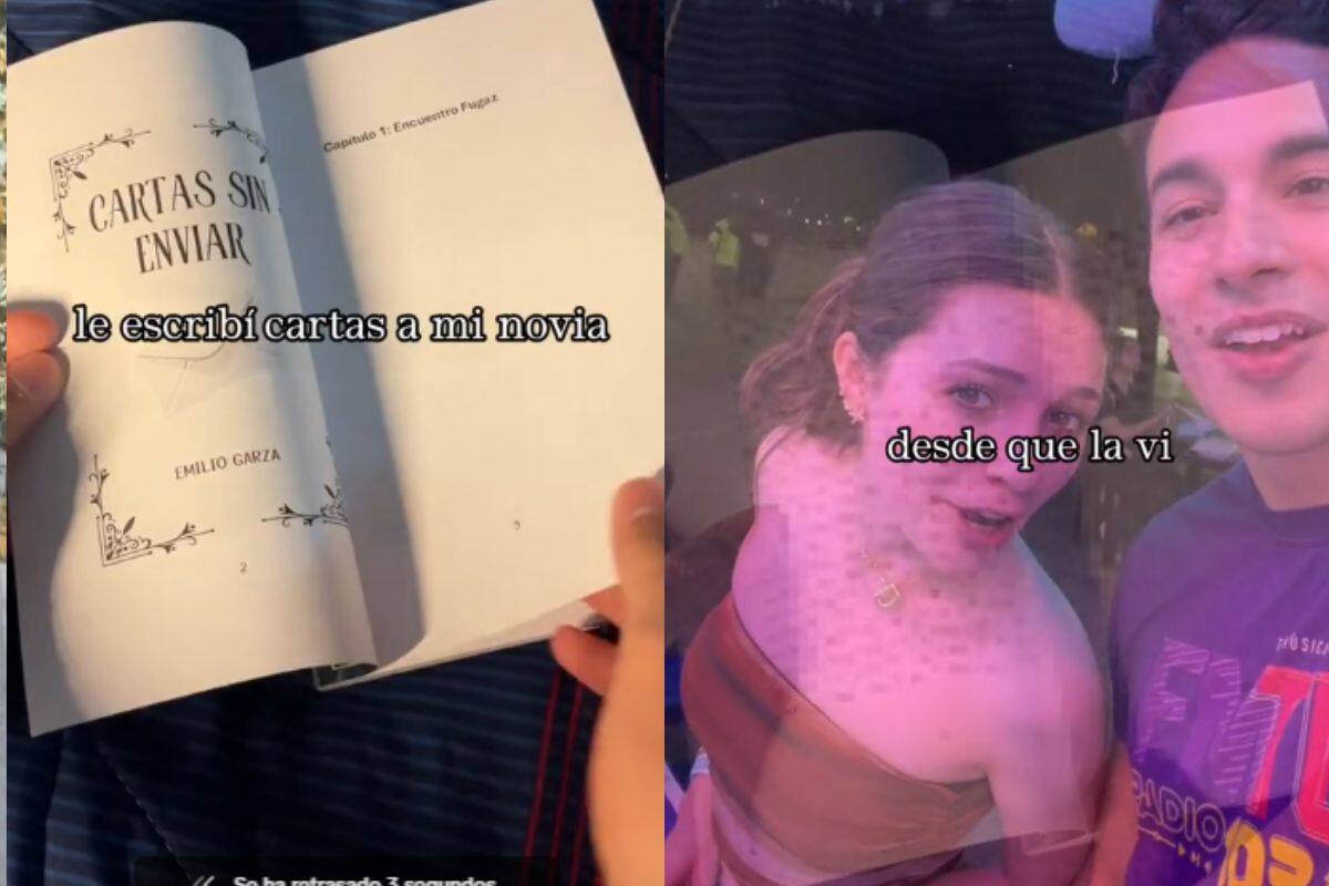 Hombre le escribe cartas a su novia desde el día que la conoció y la convierte en un libro