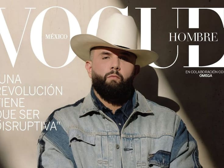 Carín León conquista la portada de Vogue México Hombre