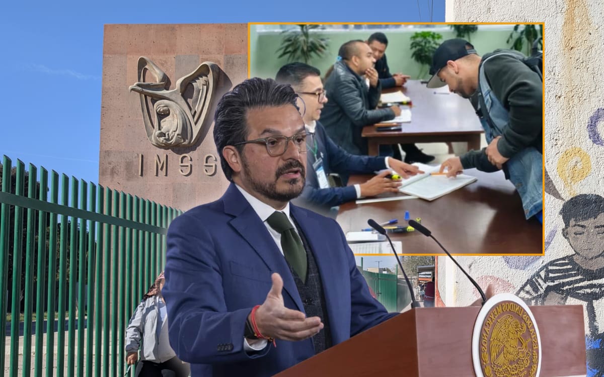 Tras perder la consulta salarial del IMSS, el sindicato acepta el rechazo al incremento global de 6.8% y solicita nuevas mesas de negociación. | Crédito: Banco digital GH/Julián Ortega (GH)/Cortesía Centro Federal de Conciliación y Registro Laboral