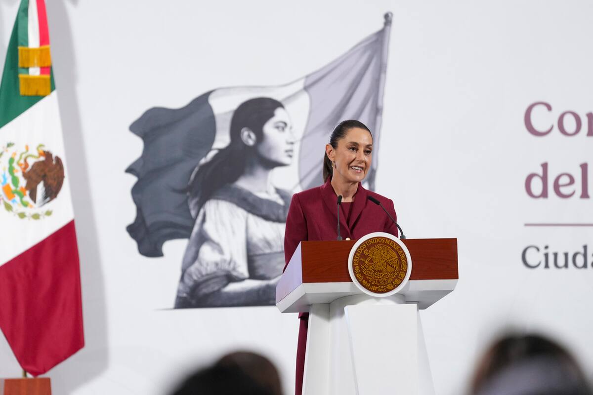 La doctora Claudia Sheinbaum Pardo, presidenta Constitucional de los Estados Unidos Mexicanos en conferencia de prensa matutina, “Conferencia del Pueblo”. | Presidencia