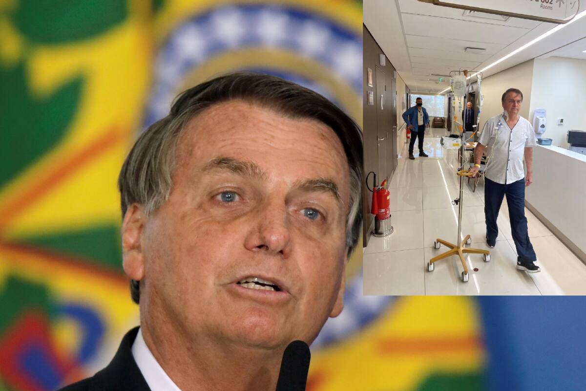 "¡Pronto de vuelta en acción, si Dios quiere!": Bolsonaro evoluciona y manda mensaje desde el hospital