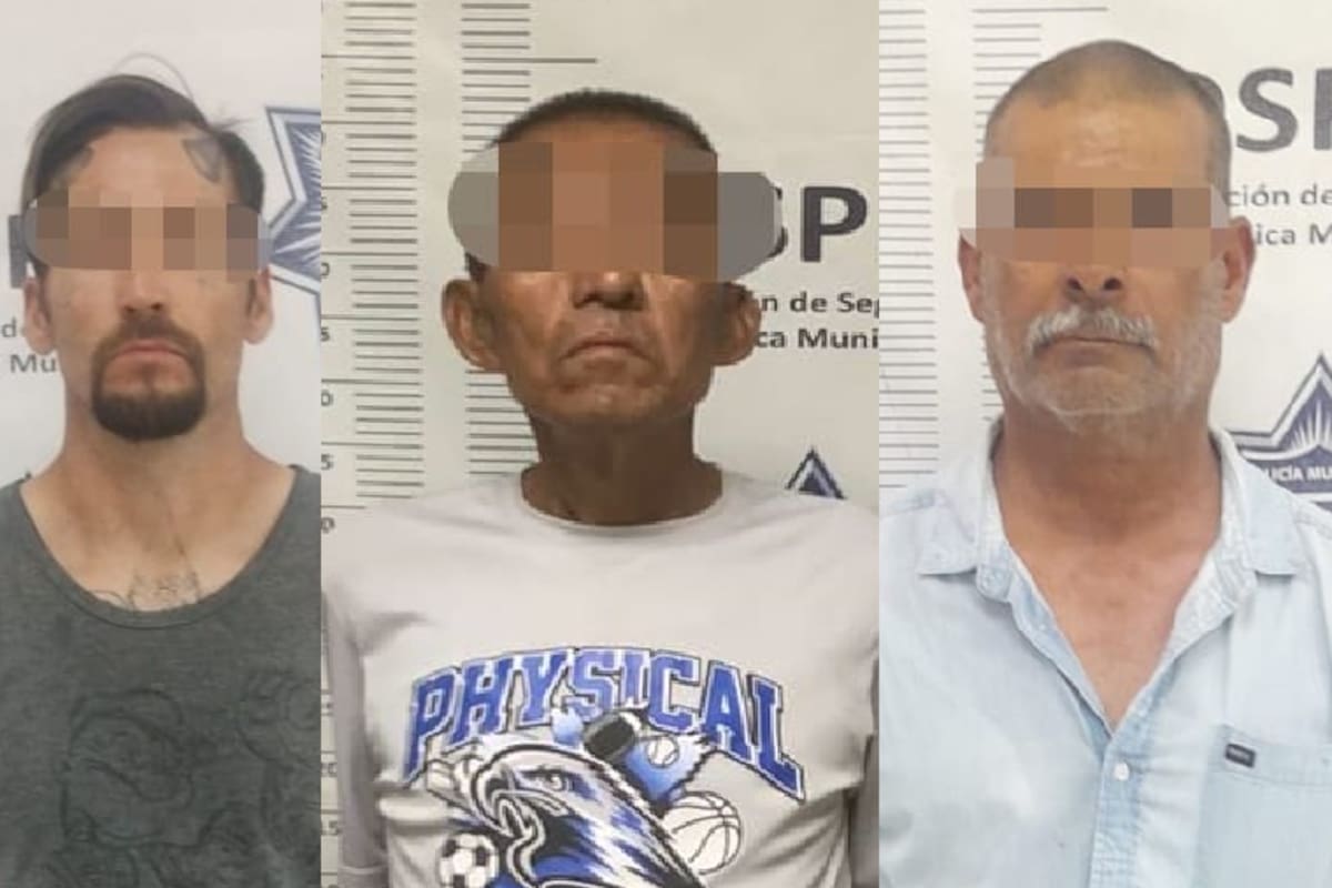 Tres buscados por la justicia terminan detenidos en operativos de la Policía Municipal