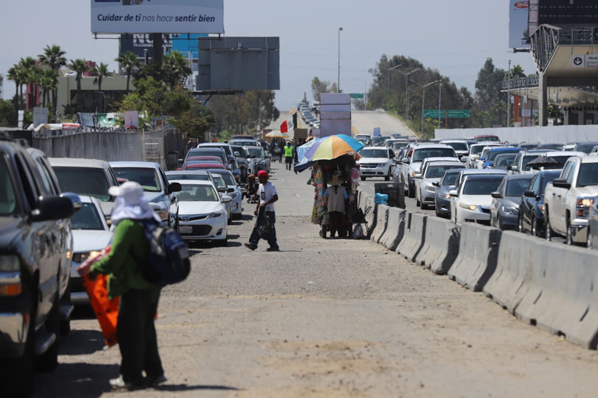 Anuncian cierre parcial de última salida en la frontera hacia Tijuana
