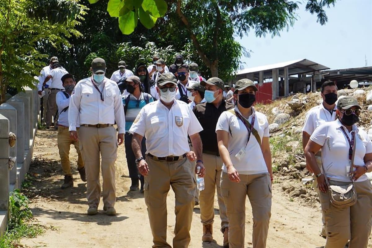Frontera México-Guatemala es cubierta por un centenar de agentes migratorios