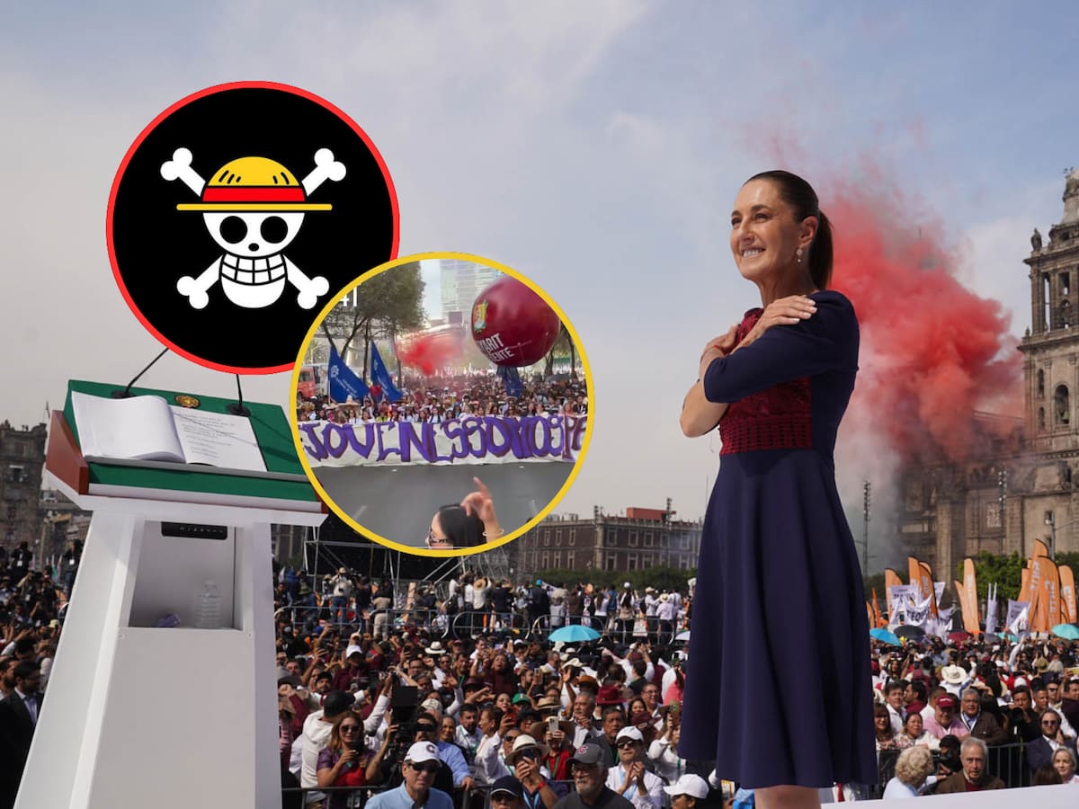 La mandataria aseguró que la mayoría de los jóvenes respaldan la Transformación y contrastó su presente con episodios del periodo neoliberal. Foto: Presidencia/Captura de Pantalla