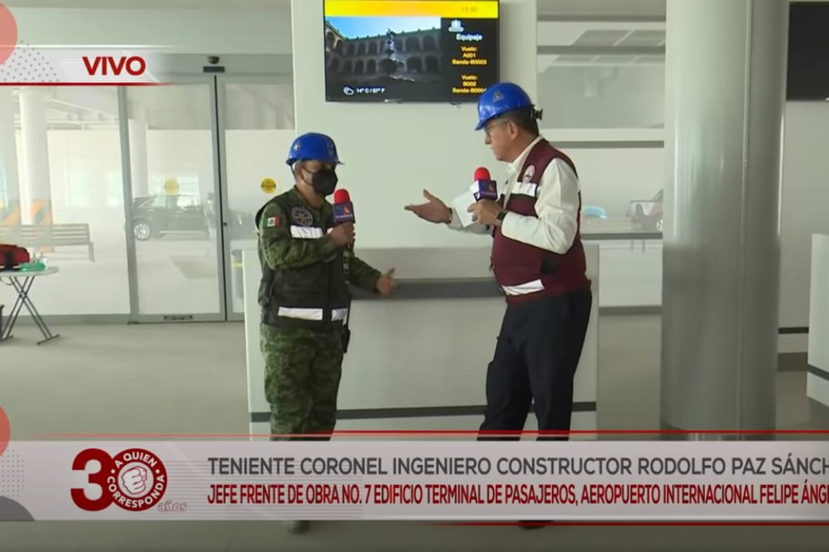 "Tiene características que lo van a sorprender": Jorge Garralda visita el Aeropuerto Felipe Ángeles