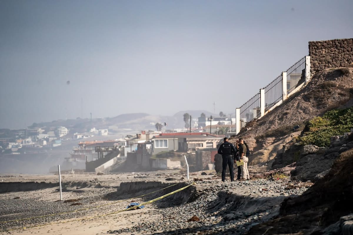 Hallan cuerpo en playa de Rosarito; podría tratarse de David, joven desaparecido en el mar
