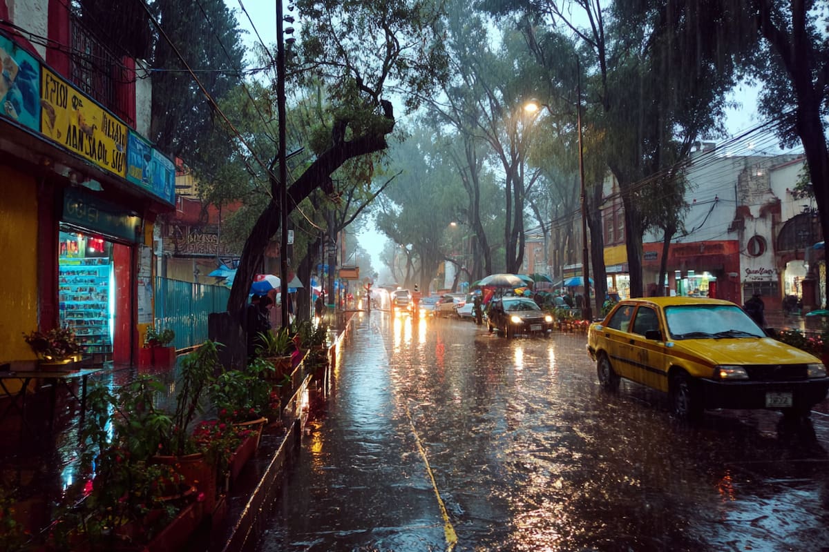 Fuertes lluvias para el miércoles y jueves y un frente frío causará chubascos