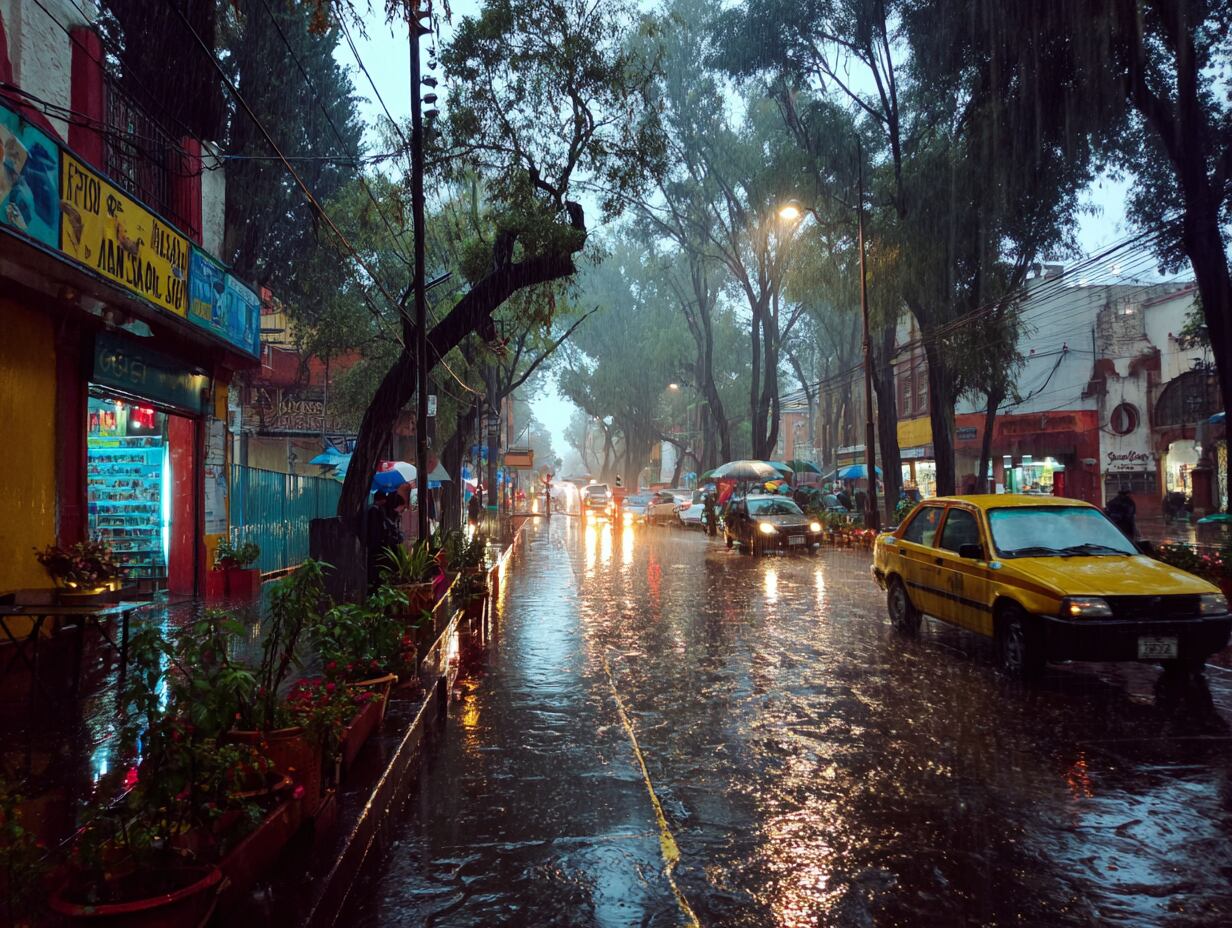Para el miércoles 10 al viernes 12 de septiembre de 2025, el SMN pronostica lluvias intensas en Chiapas, Tabasco, Veracruz, Oaxaca y Guerrero, asociadas con una onda tropical y una zona de baja presión.