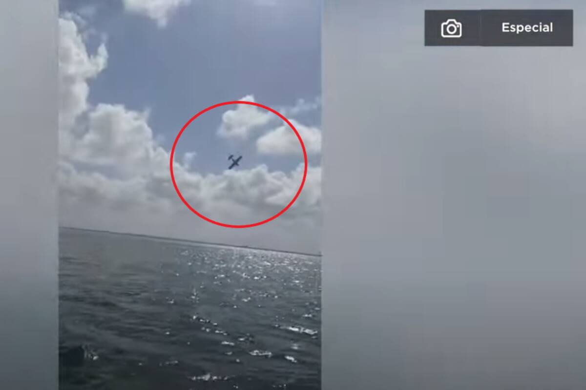 Usaban avión para revelar sexo de bebé y se estrelló en Cancún; dos muertos