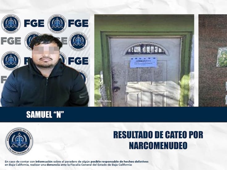 Cateo en la colonia Fronteriza deja un detenido y droga asegurada