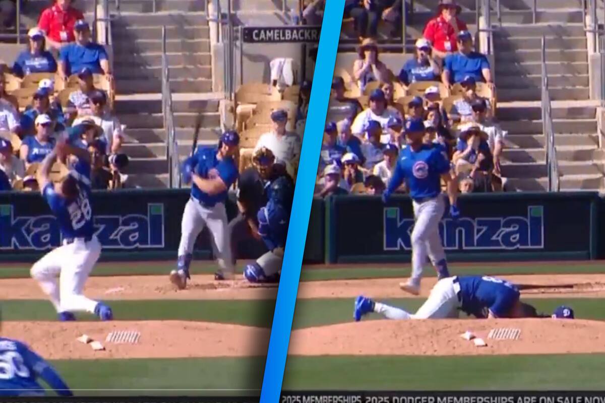 VIDEO: ¡Espeluznante! Bobby Miller, de los Dodgers, recibió un pelotazo en la cabeza a 106 mph