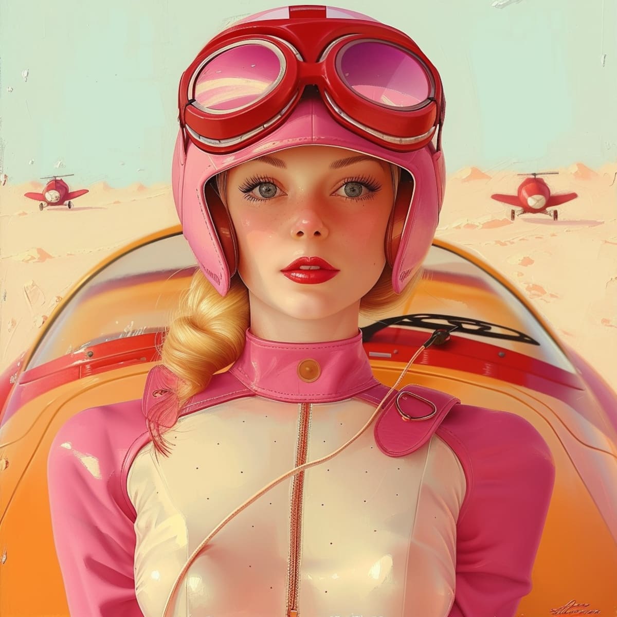 La visión futurista de Penélope Glamour según la inteligencia artificial redefine el glamour animado.