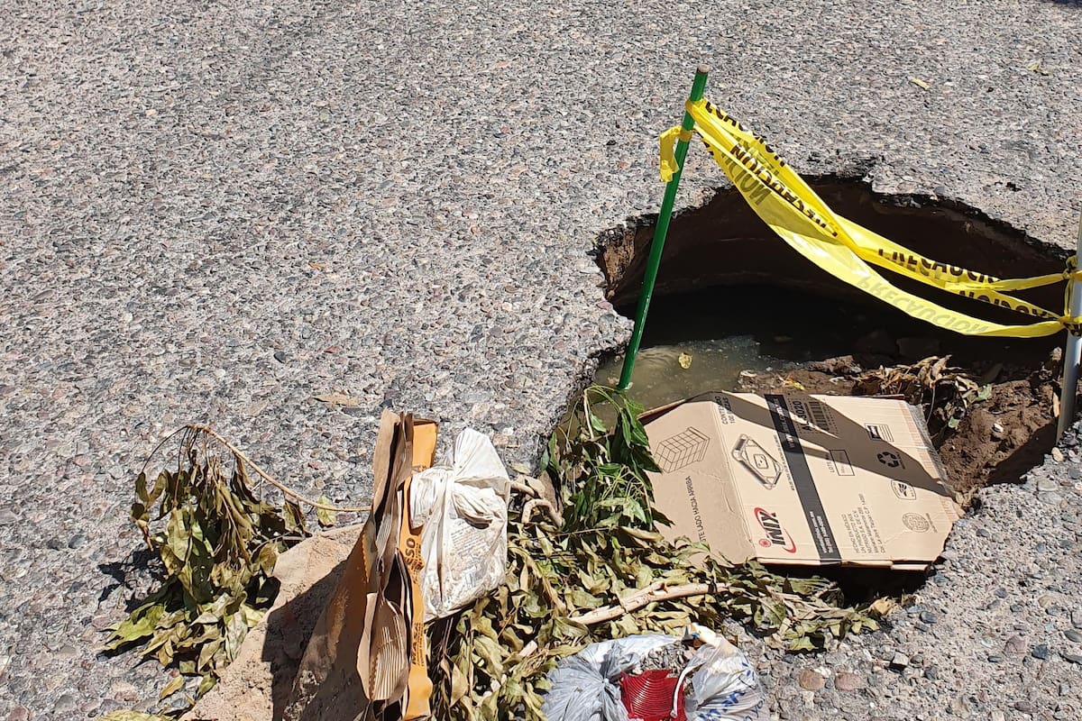 Aumentan socavones en la Ciudad de México; suman 153 en lo que va del año