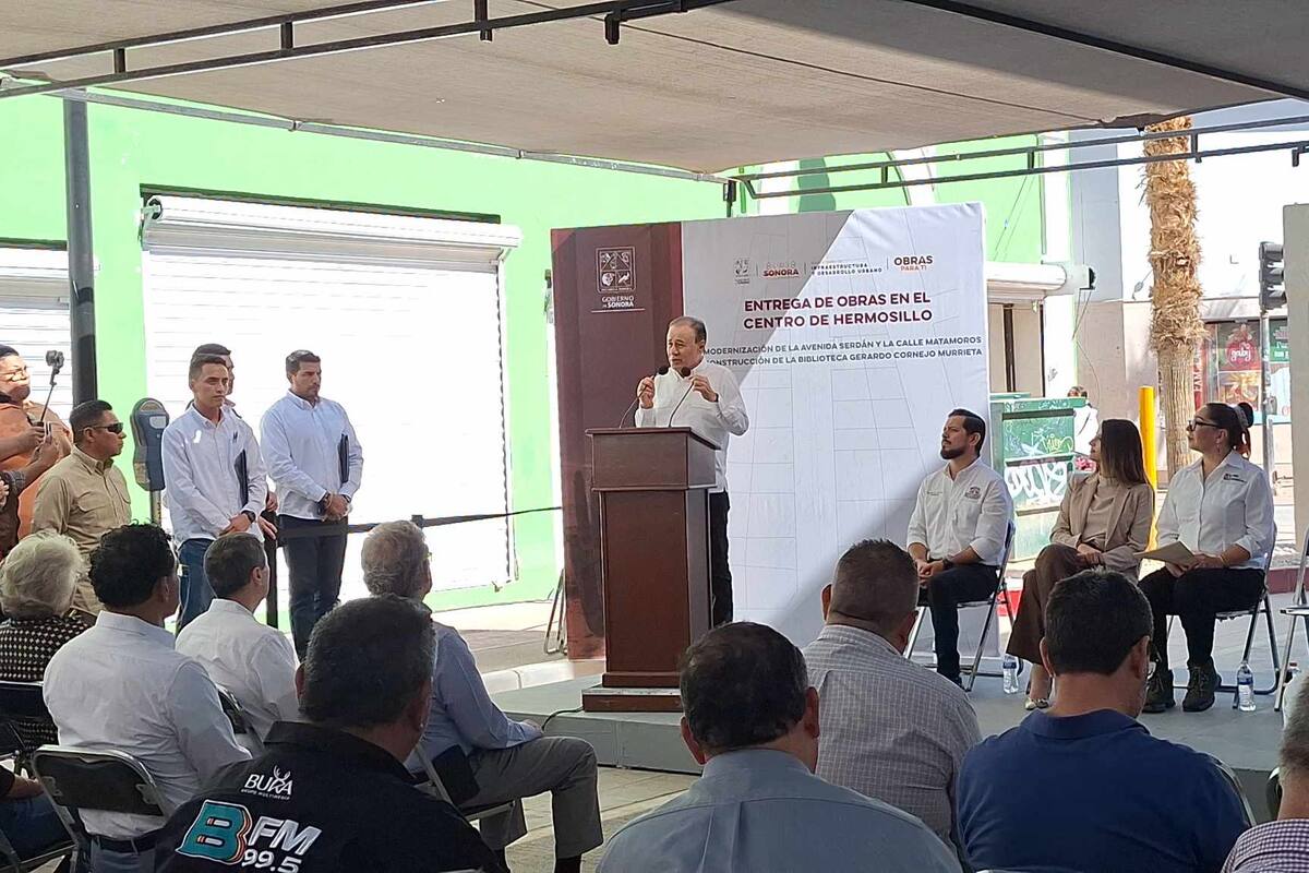 Inauguran la Avenida Aquilés Serdán y la Biblioteca Gustavo Cornejo Murrieta en Hermosillo