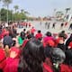Paro de maestros deja escuelas sin alumnos y protestas en San Luis Río Colorado