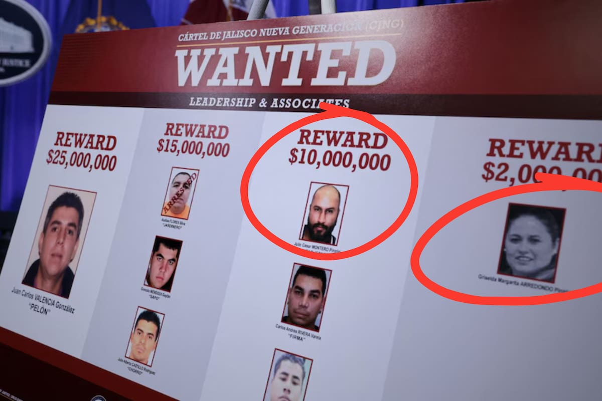 Quiénes son Julio César Montero “El Tarjetas” y Griselda Arredondo, los medio hermanos ligados al CJNG por los que EU ofrece hasta 12 millones de dólares