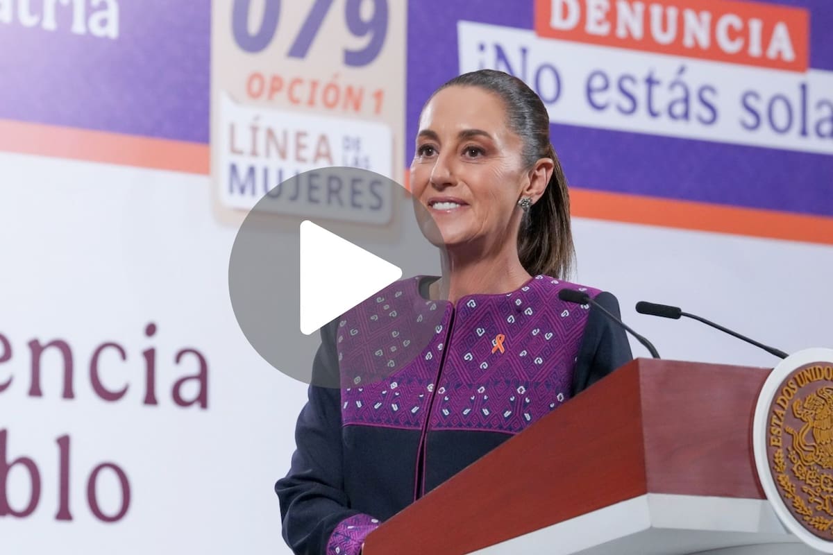 En vivo: Mañanera de Claudia Sheinbaum hoy miércoles 26 de noviembre del 2025