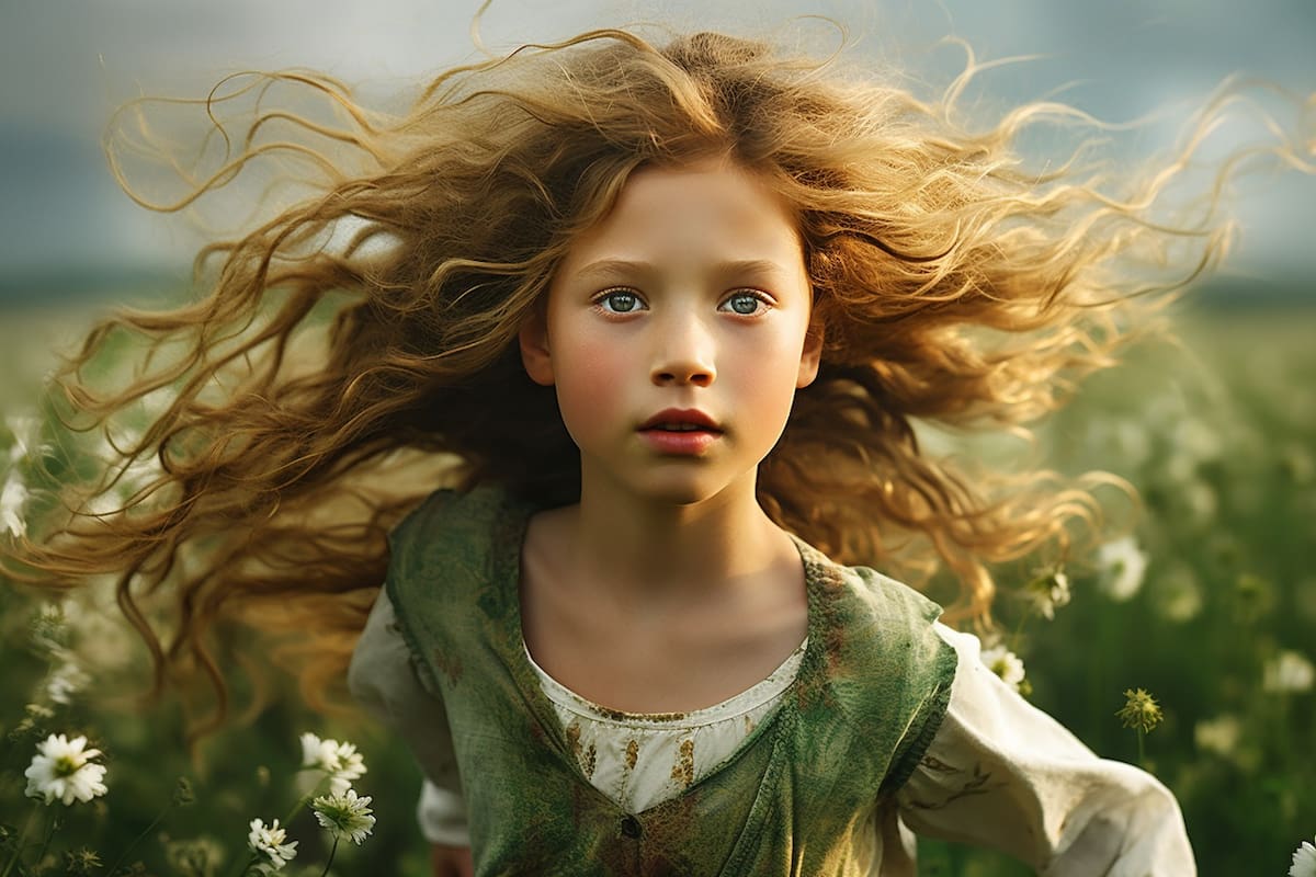 En la recreación de IA, Candy aparece con su icónica melena rizada, piel clara, pecas, y grandes ojos.