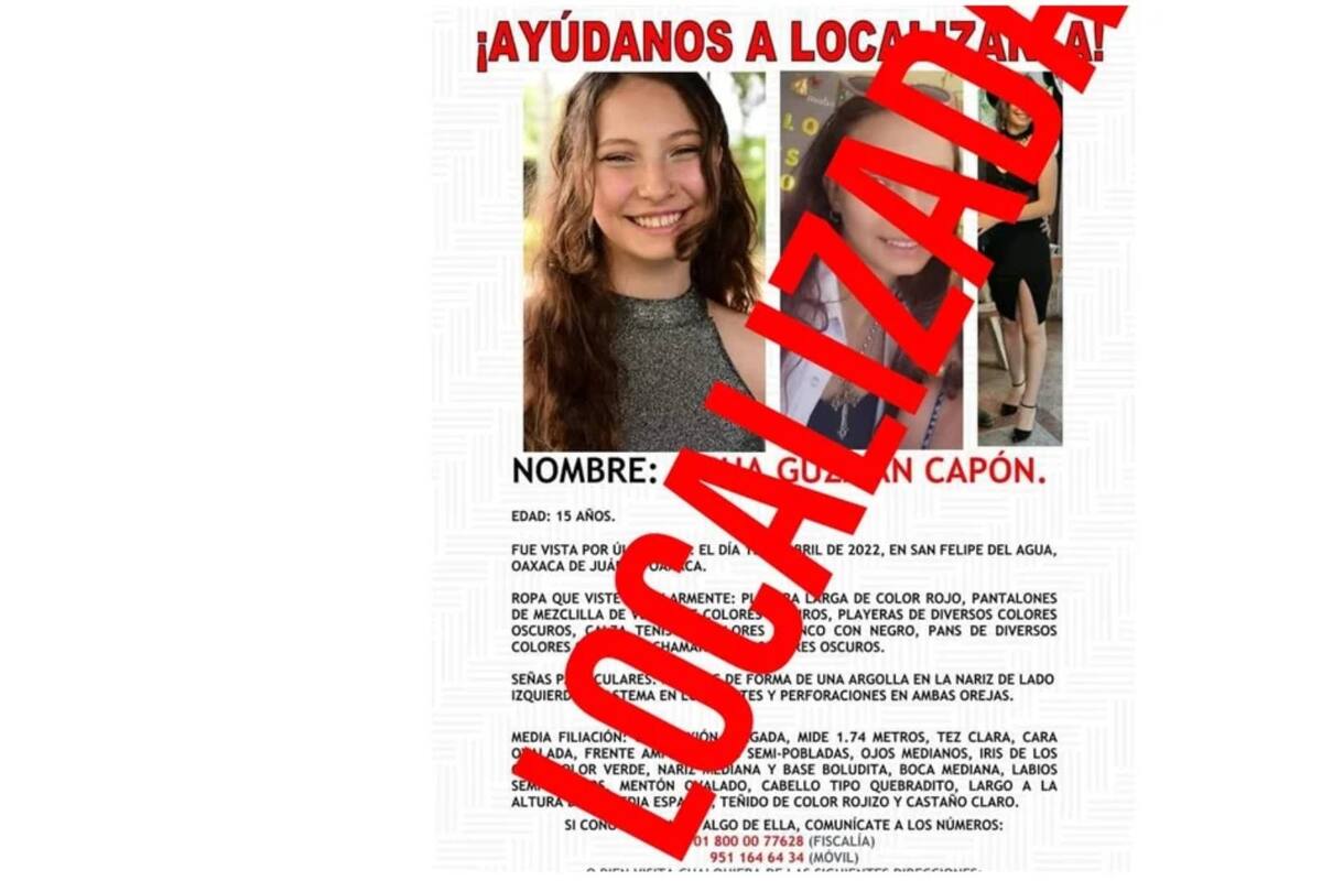 Aisha, adolescente de 15 años desaparecida en Oaxaca, es encontrada con vida
