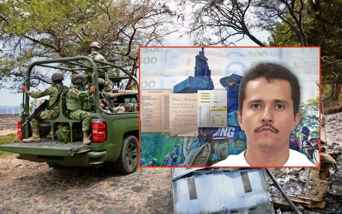 Narconómina del CJNG señala 400 mil pesos para “Los Negros” y pagos a Policía Vial y Estatal de Caminos en Jalisco. | Crédito: Especial/El Universal/Banco digital GH