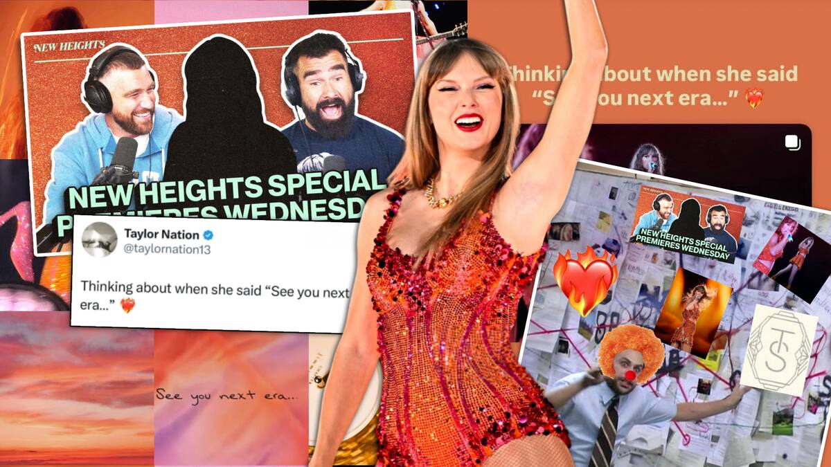 Pensando en cuando dijo “Nos vemos en la próxima era…”, escribió Taylor Nation. FOTO: Especial