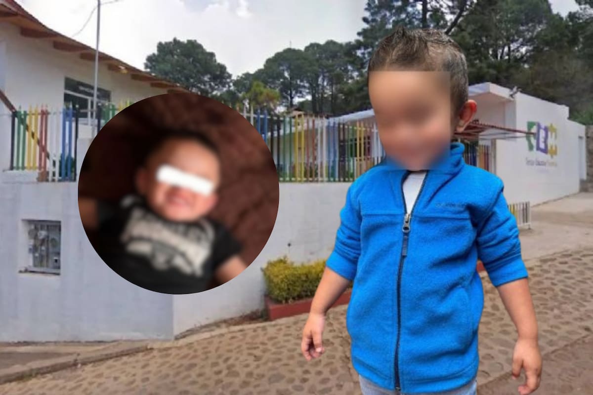 Niño muere asfixiado en la resbaladilla de su guardería, un cordón de su chamarra quedó atorado en la estructura; madre señala negligencia del personal