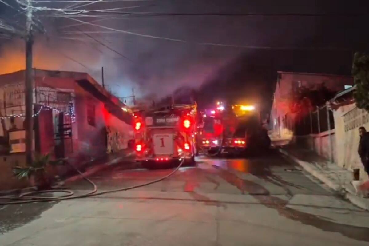 Incendios Tijuana: Registran incendio en cuartería de Colonia Hidalgo