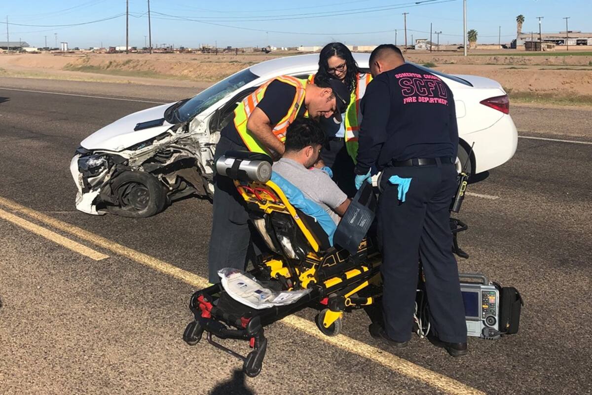 Choque deja dos lesionados en Somerton