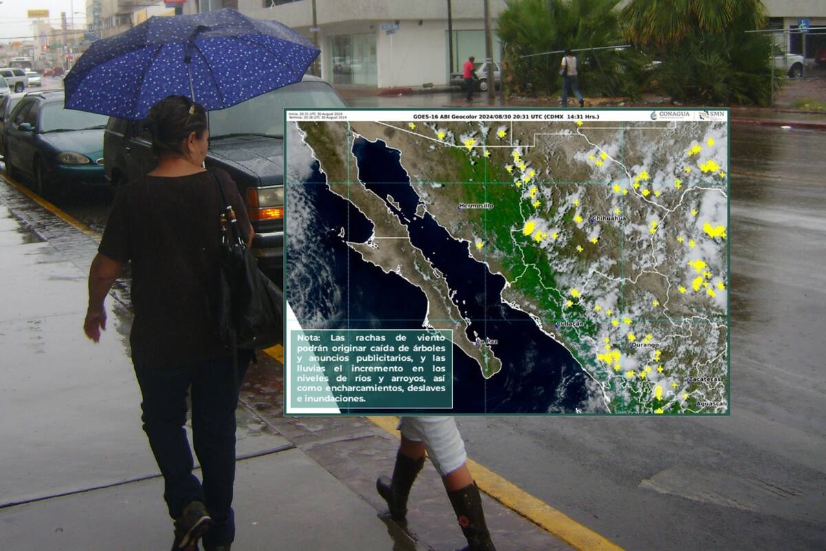 Lluvias en Sonora: Pronostican tormentas y posibles torbellinos en estas zonas del estado