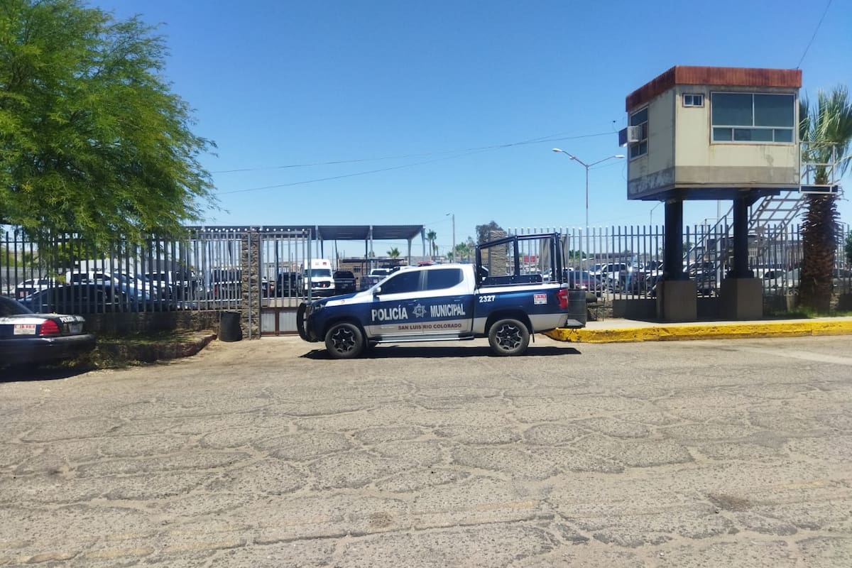Muere trabajador en taller de la comandancia de San Luis Río Colorado