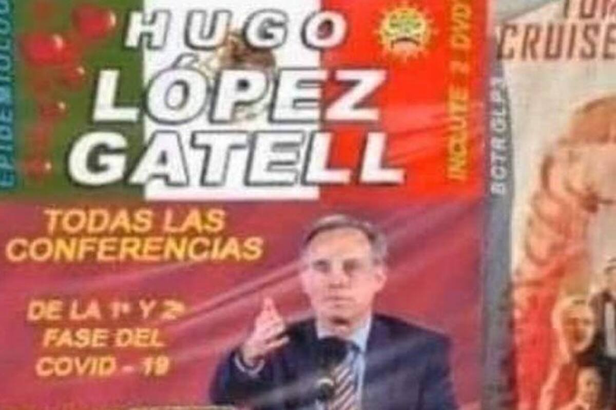López-Gatell es víctima de la piratería; venden sus conferencias en Tepito