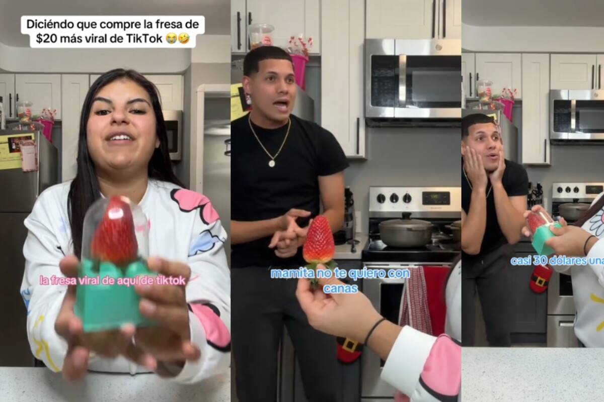 “¿Es la fresa de la juventud o qué?”: mujer le hace creer a su pareja que gastó más de 600 pesos en una sola fresa