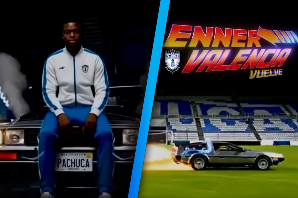 ¡Volver al Futuro Tuzo! Pachuca anuncia el fichaje de Enner Valencia con todo y DeLorean
