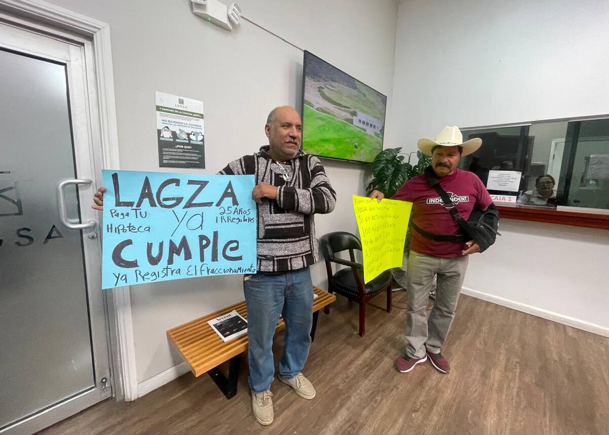 Los inconformes pretenden reunirse con la alcaldesa Rocío Adame, para solicitarle la suspensión de trámites de Lagza y su queja también la harán llegar a la gobernadora Marina del Pilar Ávila y a la presidenta Claudia Sheinbaum.