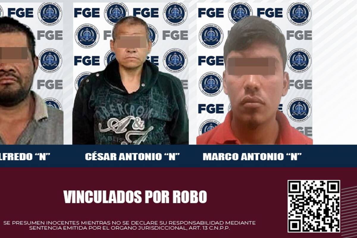 Vinculan a proceso a tres hombres por distintos robos en Mexicali y el Valle