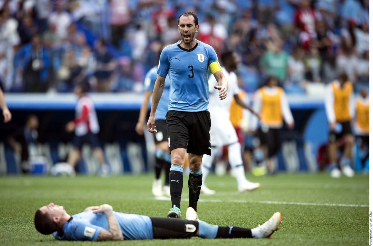 Godín fue el líder de la zaga defensiva uruguaya. Foto: Especial GH.
